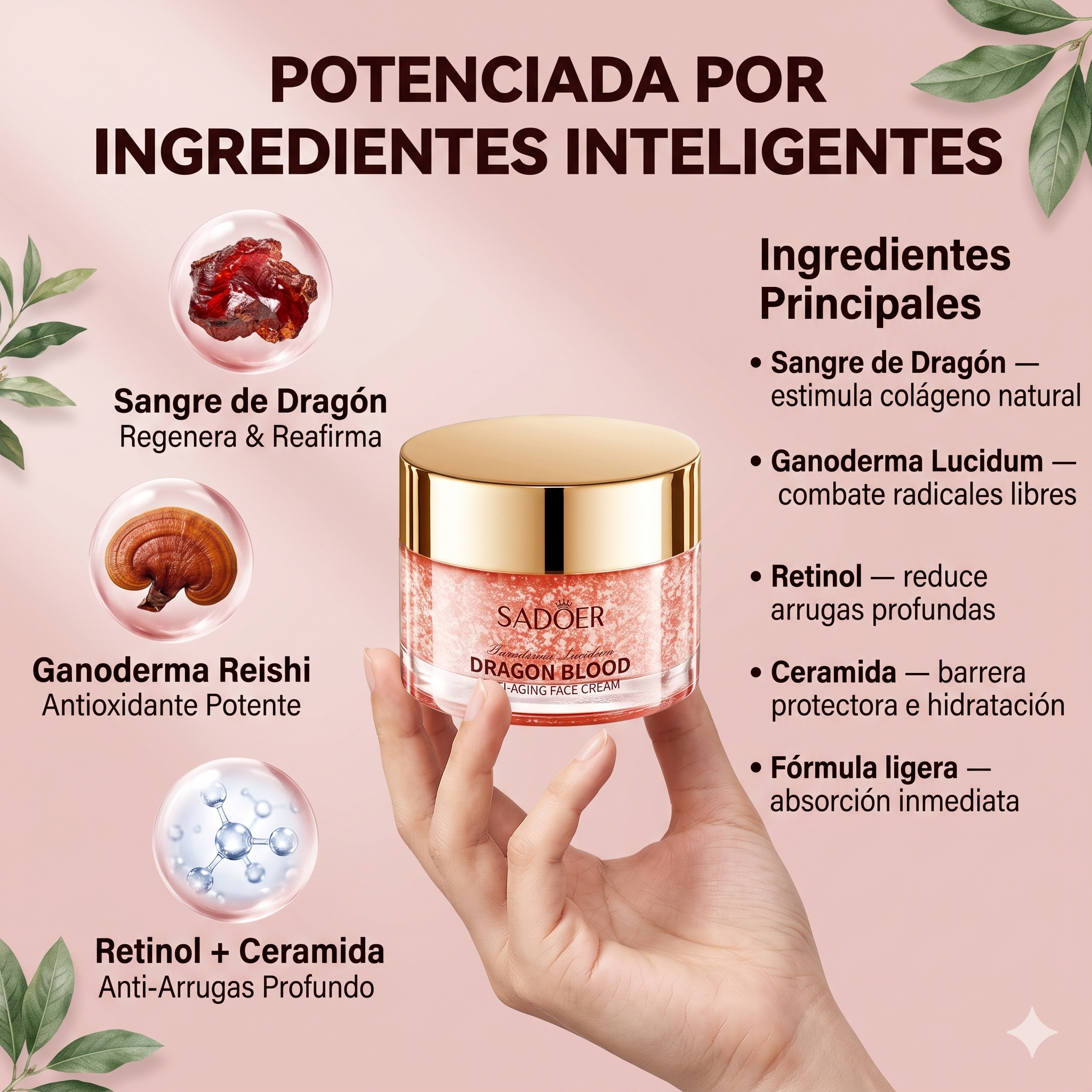 Potenciada por ingredientes inteligentes
