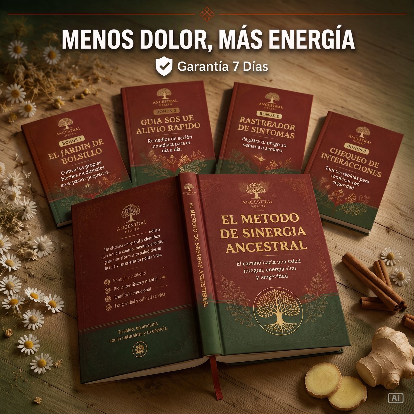 El Método de Sinergia Ancestral con sus 4 bonos
