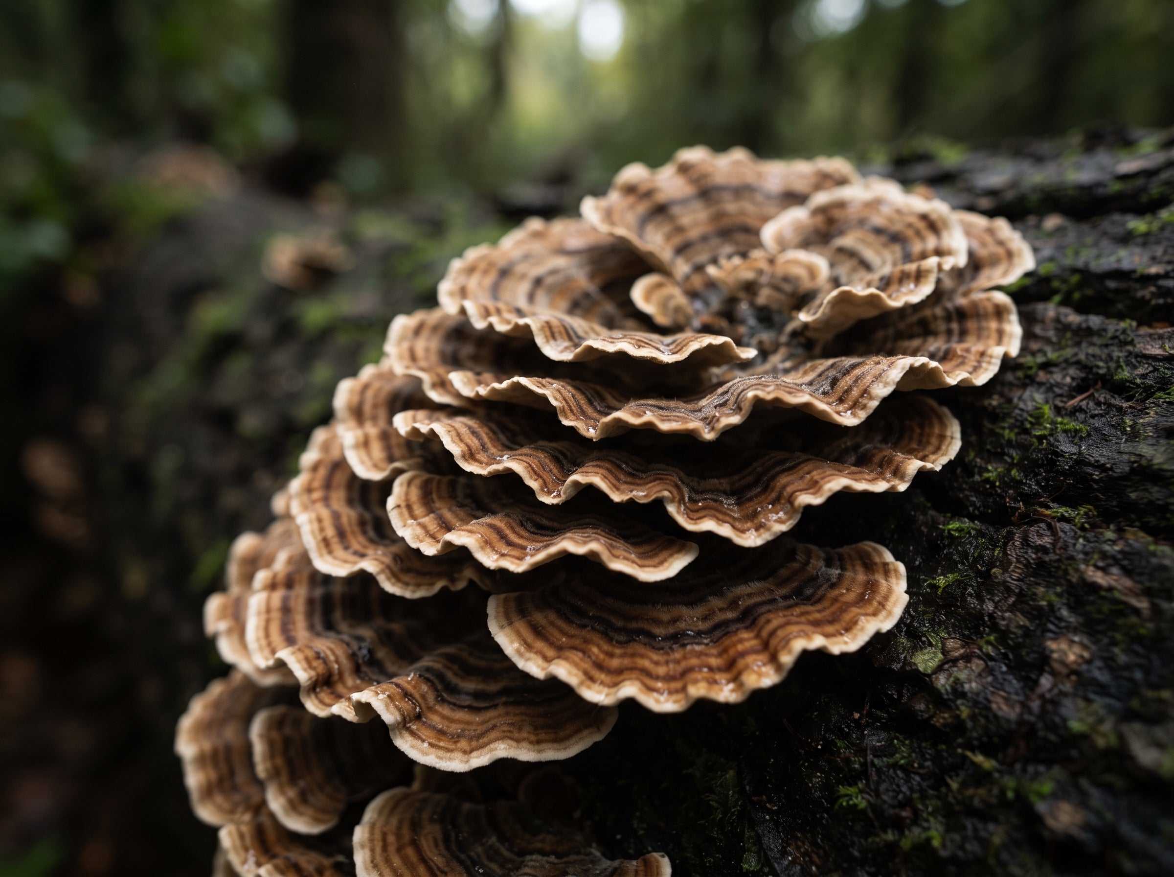 Hongo Turkey Tail Orgánico